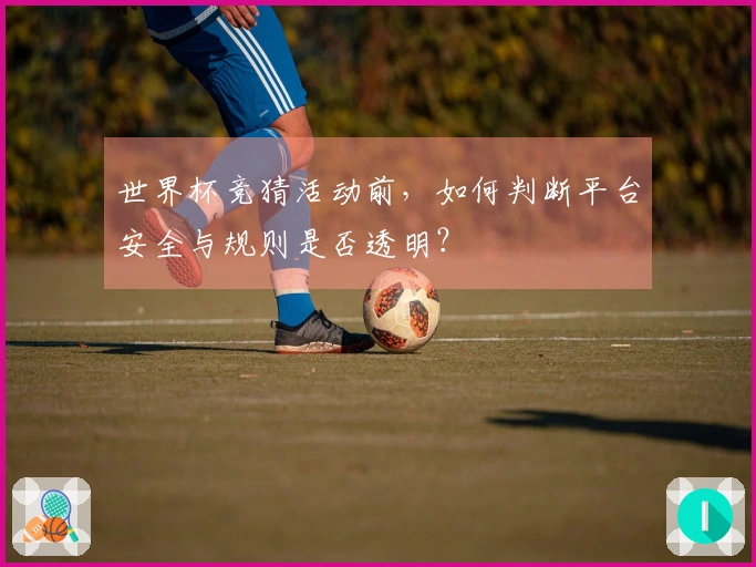 世界杯竞猜活动前，如何判断平台安全与规则是否透明？