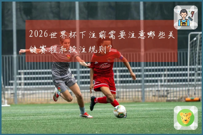 2026世界杯下注前需要注意哪些关键赛程和投注规则？